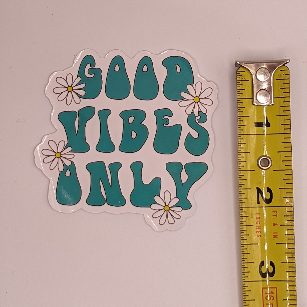 Good Vibes Only Sticker - Picture 2 of 2